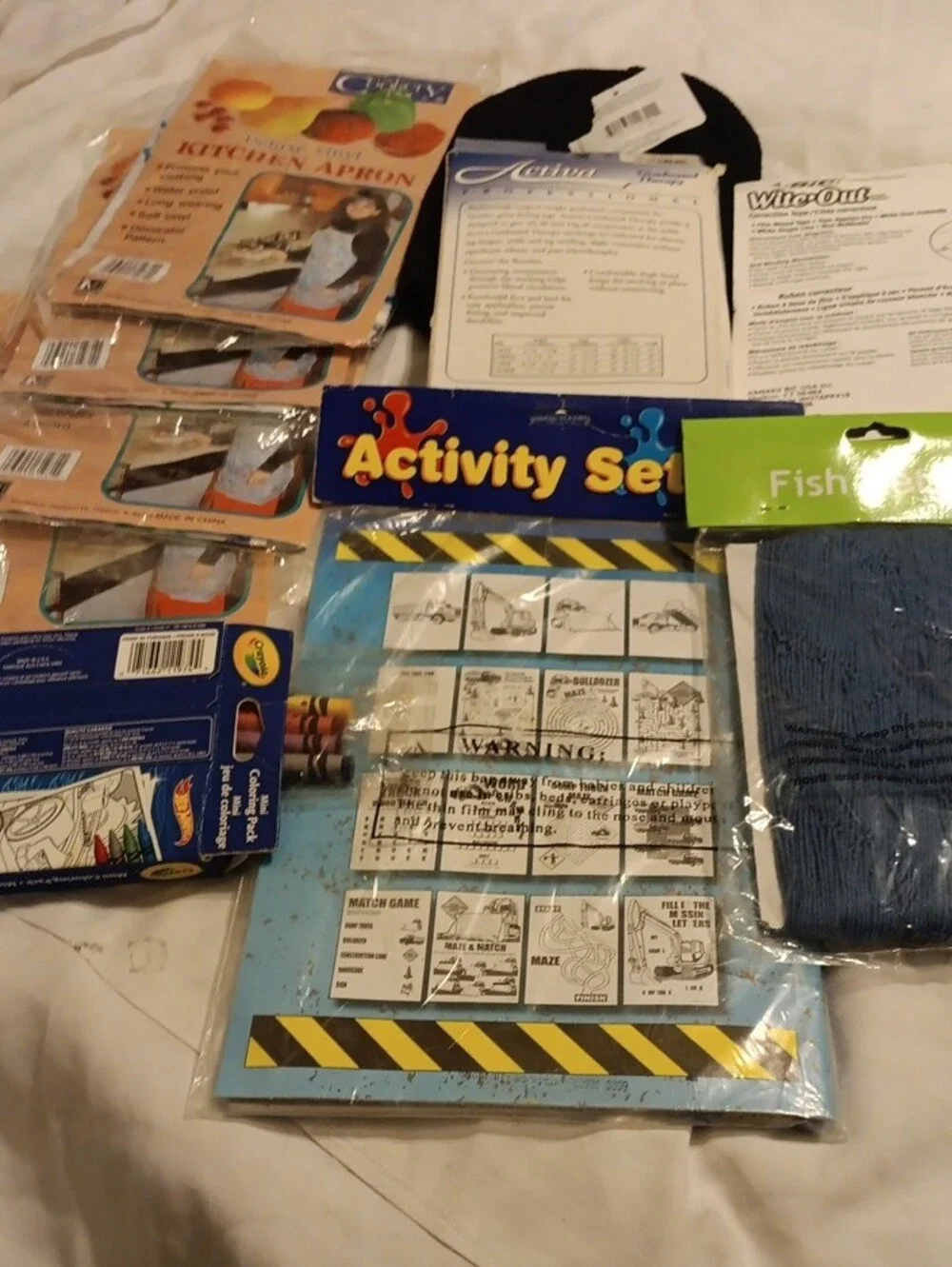14 Pc All New Items Aprons,,activites sets, Hat,compresson Socks